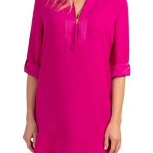 Trina Turk Bright Pink Tunic Dress NWT XL